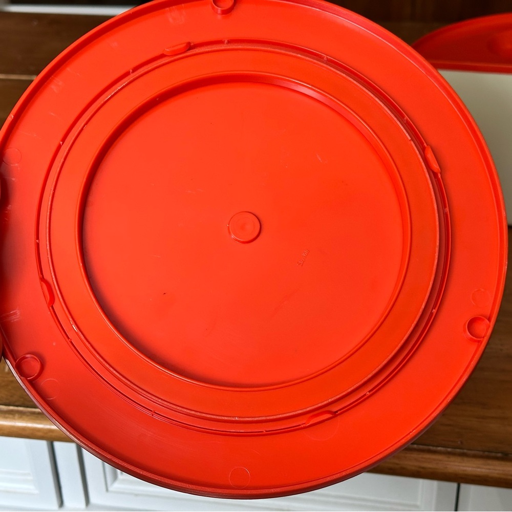 Vintage Sterilite Butterfly Food Cannisters Lazy Susan - Picture 9 of 10